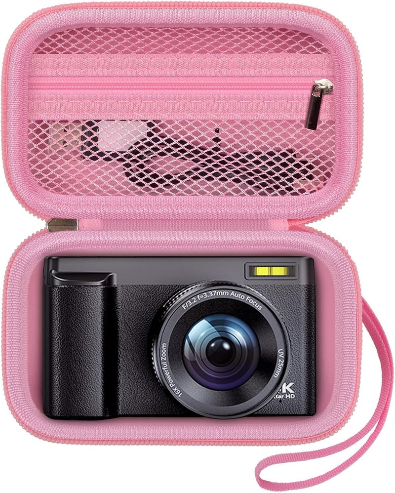 Grapsa Digital Camera Case Compatible with TEBNGIHNM for Duluvulu for Oiadek for zheozeig for Zostuic for Toiauaha 4K Vlogging Camera. Storage Holder Bag for Canon PowerShot (Box Only) - Pink - Image 1